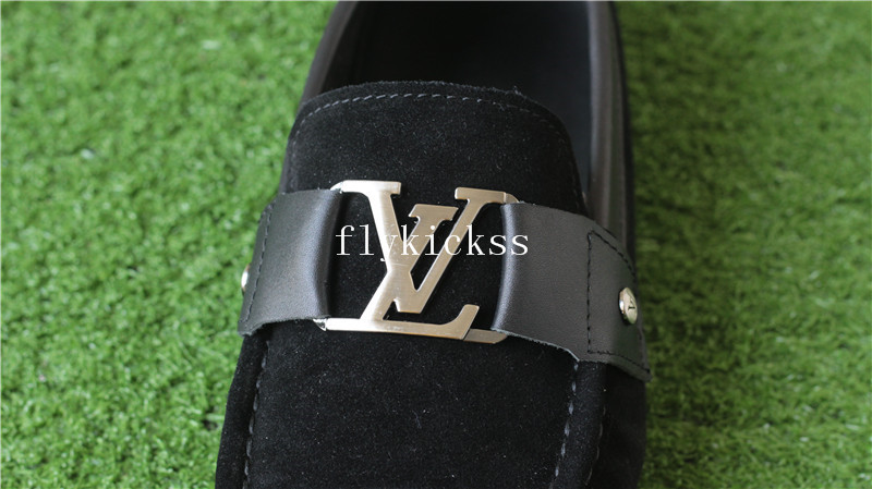 LVS Shoes Black Suede